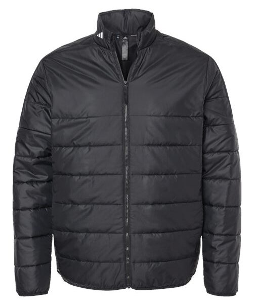 Men's 3-Stripes Puffer Full-Zip Jacket