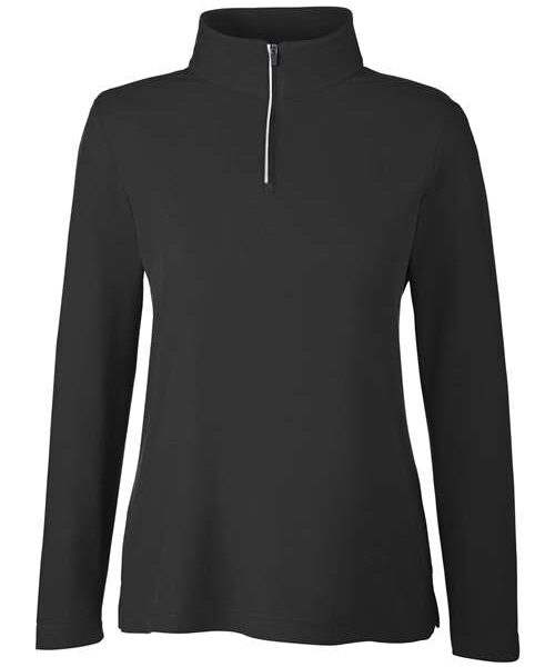Women's Fusion ChromaSoft™ Pique Quarter-Zip Pullover