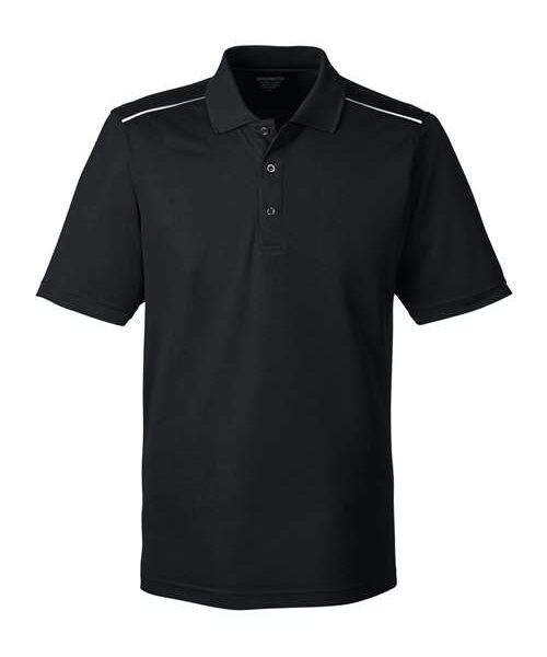 Men's Radiant Performance Piqué Polo with Reflective Piping