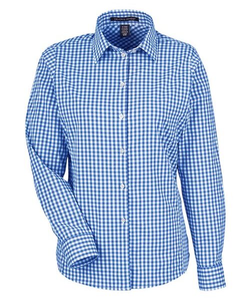 Women's CrownLux Performance® Gingham Dress Shirt