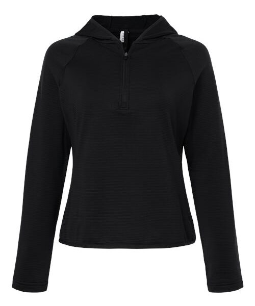 Women's Qualify Quarter-Zip Hooded Pullover