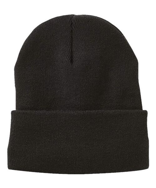 12" Jersey Lined Cuffed Beanie