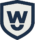 Wear Uniforms logo — navy shield WU mark